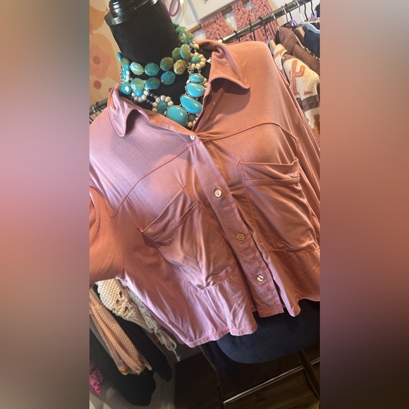 Free people intimately button down top - Picture 2 of 3